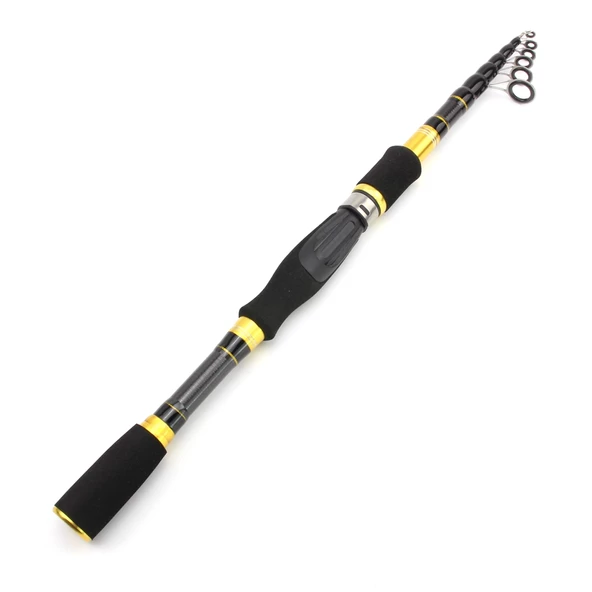 1Adet Teleskobik Spin Olta Kamışı 2.10 cm 7 -28  Gr. Atarlı Lrf Kamışı Olta Kamışı - 8