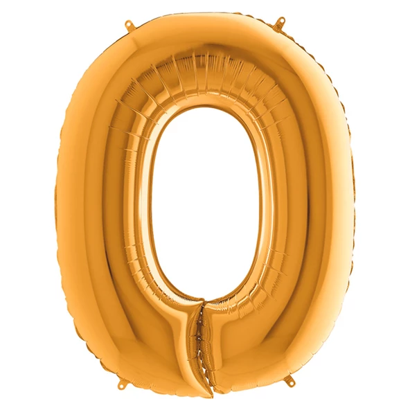 O Harf Grabo Altın Folyo Balon 102 cm ürün görseli