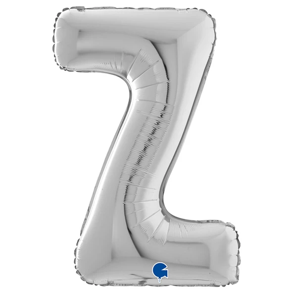 Z Harf Grabo Gümüş Folyo Balon 66 cm