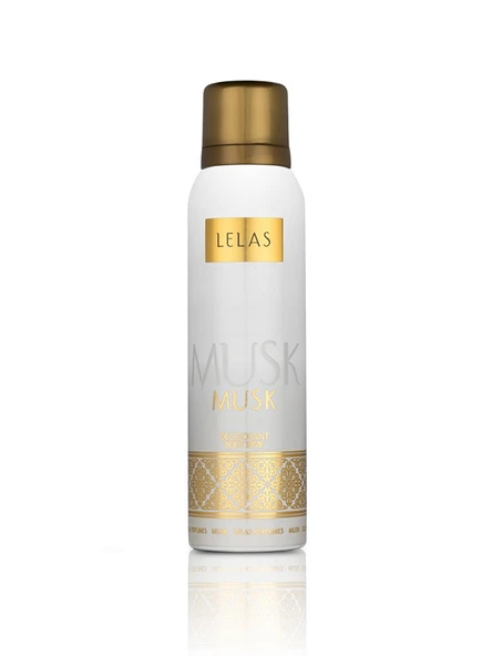 Lelas Musk Deodorant 150 ML – Oryantal, Baharatlı Unisex Koku Spreyi – 1142 - Resim 4