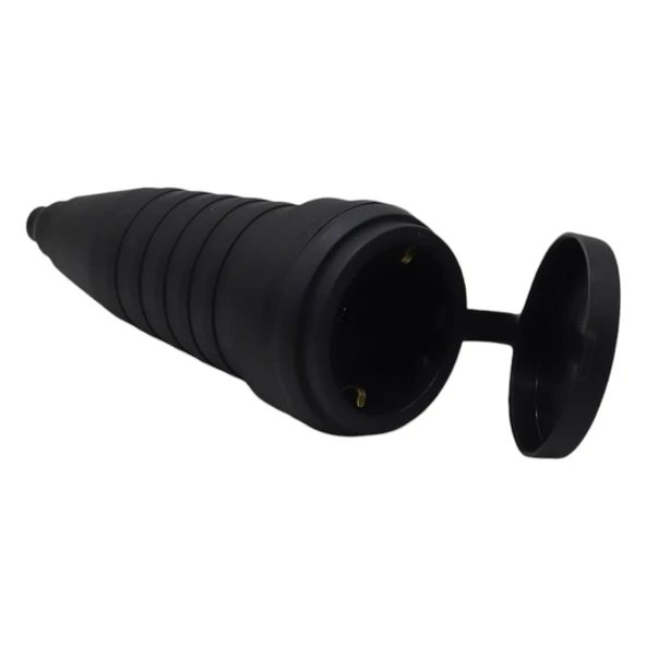 SCHNEIDER 1x16A KAUÇUK UZATMA PRİZİ (3201-360-0300) - Resim 3