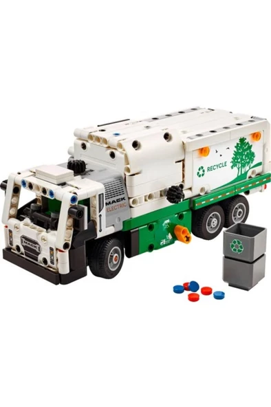LEGO ® Technic Mack® LR Electric Çöp Kamyonu 42167 - Yaratıcı Oyuncak Model Yapım Seti (503 Parça) - Resim 5