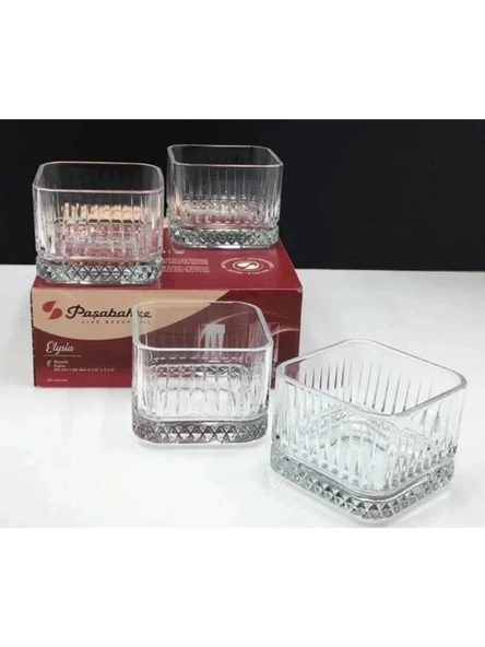Paşabahçe 530138 Elysia 4lü Çerezlik Kase Takımı - 3