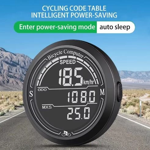 Sarissa Kablolu Büyük Ekran Dijital Kilometre Sayacı Su Geçirmez Bisiklet Bilgisayarı - 11