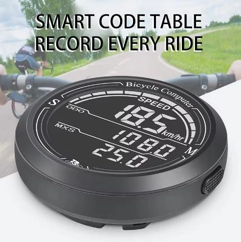 Sarissa Kablolu Büyük Ekran Dijital Kilometre Sayacı Su Geçirmez Bisiklet Bilgisayarı - 8
