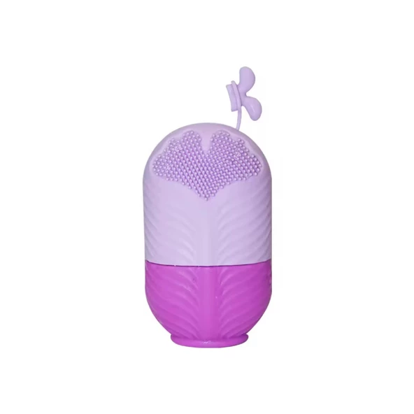 Slikon Yüz Buz Masaj Rulosu Yüz Sıkılaştırıcı Ice Face Roller Mor Renk - Resim 2