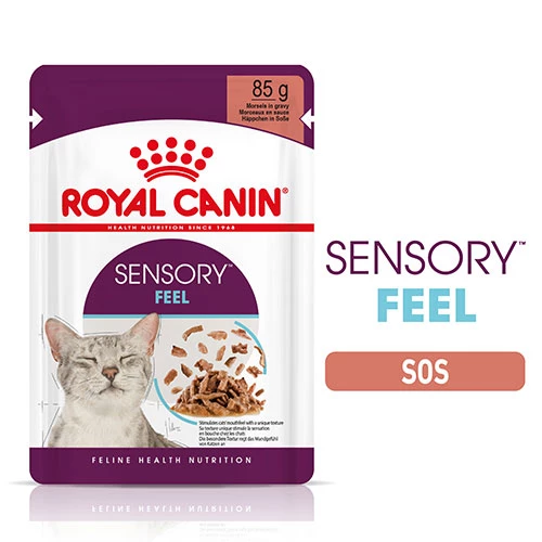 Royal Canin Sensory Feel in Gravy Adult Yetişkin Kedi Konservesi 85 Gr - Resim 2