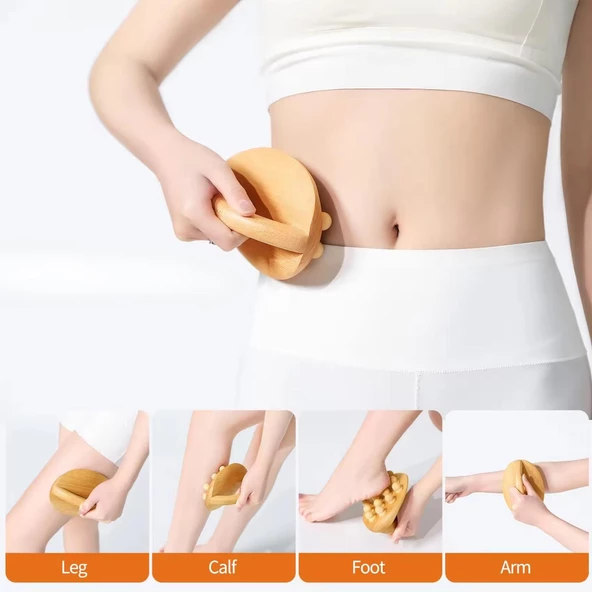 Madero Terapi & Selülit Ahşap Masaj Tokmak Aparatı Model 3 - 2