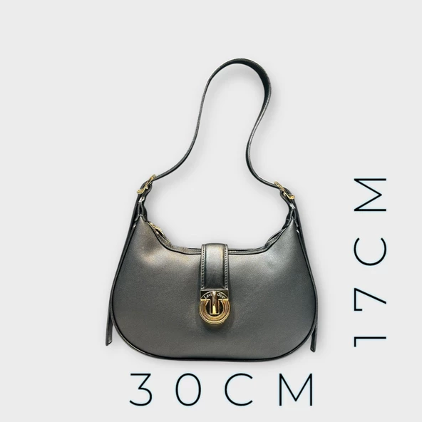 Levidor Özel Renk El Ve Kol Çantası Olarak Tasarlanmış Suni Deri Bayan Omuz Çantası LEVDR.7363930212SYH - Resim 2