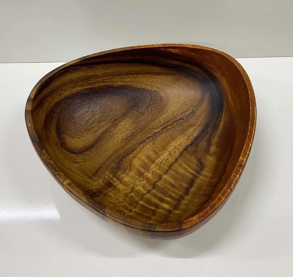 Akasya Sunumluk Bol Kase Meyvelik 25 CM Üçgen - 2