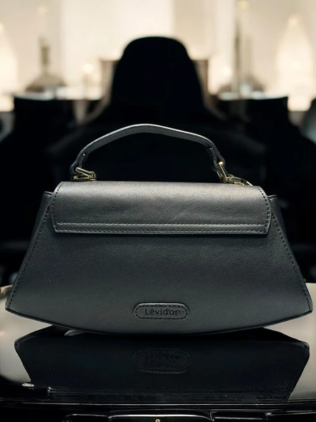 Levidor Özel Renk El Ve Kol Çantası Olarak Tasarlanmış Suni Deri Bayan Omuz Çantası LEVDR.7363930202SYH - Resim 4