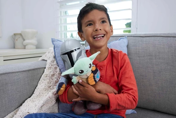 Star Wars Mandalorian Sesli Pelüş Figür, 3 yaş ve üzeri, HPC19 - 3