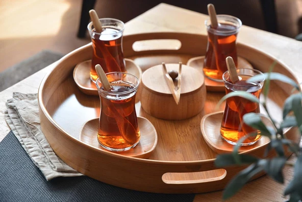 Bambum Carne Yuvarlak Tepsi 35 cm B2265 - 2