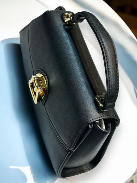 Levidor Özel Renk El Ve Kol Çantası Olarak Tasarlanmış Suni Deri Bayan Omuz Çantası LEVDR.7363930202SYH - Resim 5