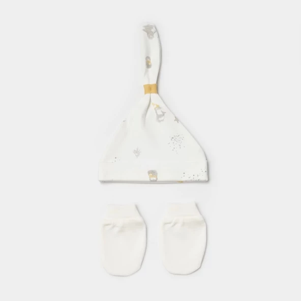 Bibaby Biorganic Penguin Club 5 Parça Hastane Çıkış Seti 62351 Ekru Gri - 6