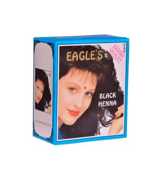 Siyah Henna Hint Kınası 6'lı Paket Black Henna
