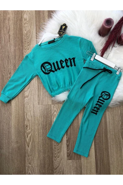 Kız Çocuk Baskılı 6/12 Yaş Eşofman Takım