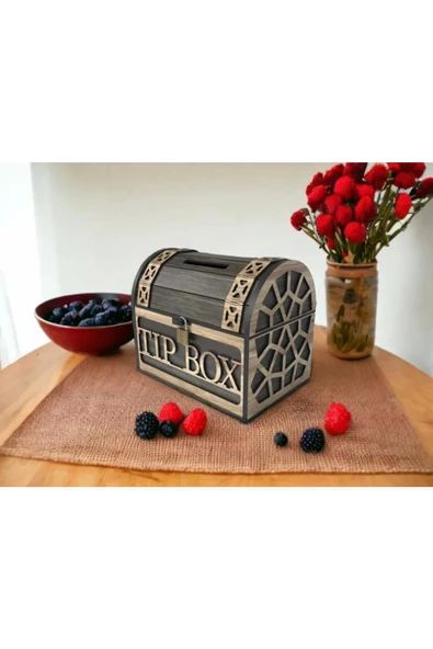 Klitli Tip Box Bahşiş Kutusu Ve Kumbara Sandık Tipi Tipbox - 5