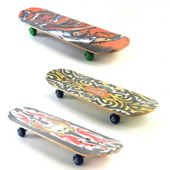 Dört 4 Teker Çocuk Kaykay 60 cm x 15 cm - 3