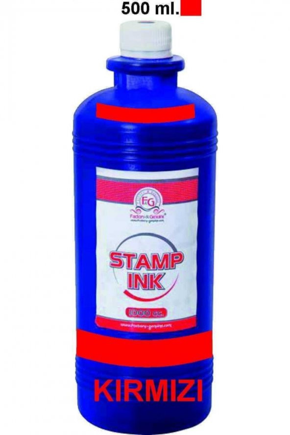 Factory Istampa Mürekkebi 500 ML Kırmızı