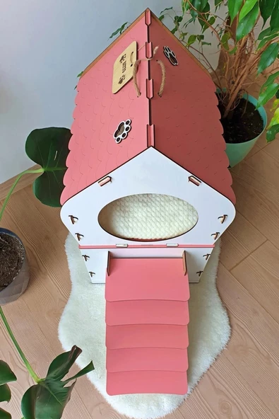 Büyük Kedi Evi Xxl Teraslı Kedi Evi 5kg Ve Üzeri Kediler Için - 3