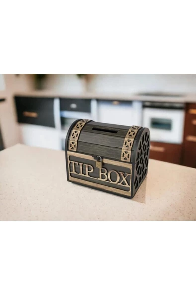 Klitli Tip Box Bahşiş Kutusu Ve Kumbara Sandık Tipi Tipbox - 7