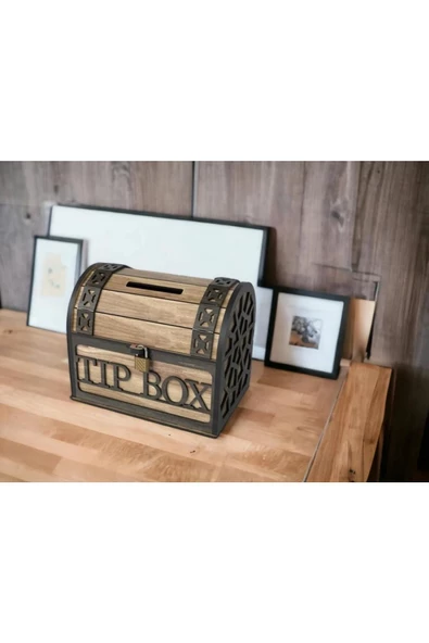 Klitli Tip Box Bahşiş Kutusu Ve Kumbara Sandık Tipi Tipbox - 2