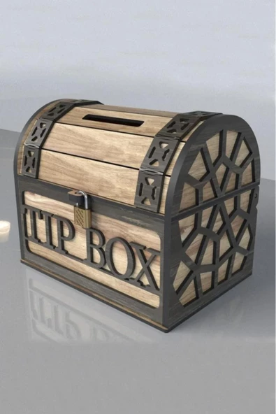 Klitli Tip Box Bahşiş Kutusu Ve Kumbara Sandık Tipi Tipbox