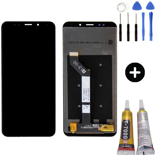Xiaomi Redmi 5 Plus Uyumlu Lcd Ekran Dokunmatik Siyah + Montaj Seti