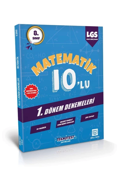 Teknotest 8. Sınıf Ilk Dönem 10'lu Matematik Denemeleri