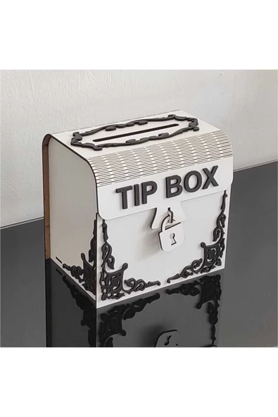 Beyaz Tip Box Kumbara Ve Bahşiş Kutusu Tipbox - 2