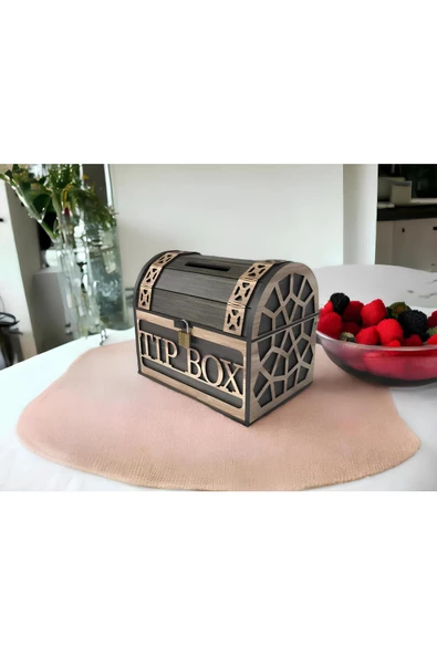 Klitli Tip Box Bahşiş Kutusu Ve Kumbara Sandık Tipi Tipbox - 4
