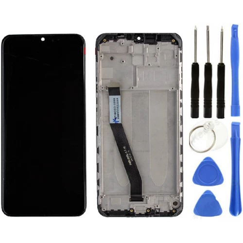 Xiaomi Redmi 9 Uyumlu Çıtalı Servis Lcd Ekran Dokunmatik + Tamir Seti