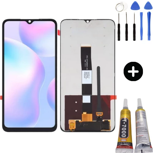 Xiaomi Redmi 9C Uyumlu HK Lcd Ekran Dokunmatik + Montaj Seti