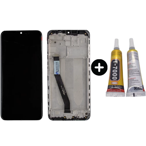Xiaomi Redmi 9 Uyumlu Çıtalı Servis Lcd Ekran Dokunmatik + B7000