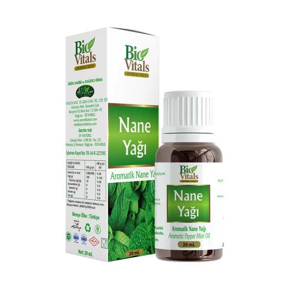 Bio Vitals Nane Yağı 20 ml