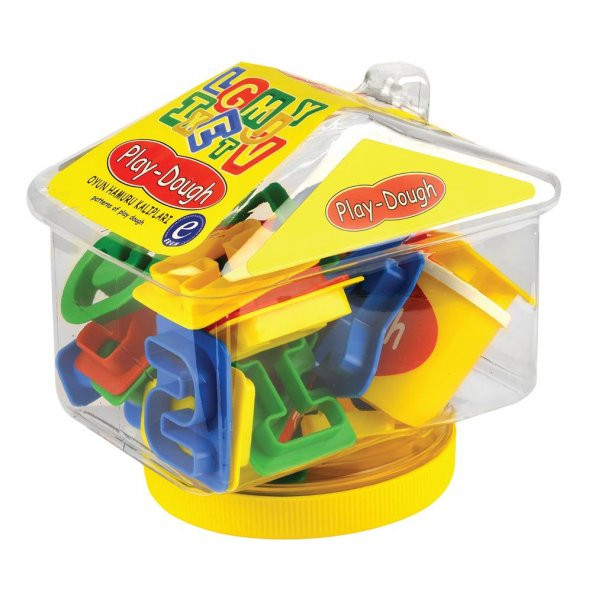 Play Dough EV Kutulu Oyun Hamuru Kalıpları ERN-516 HARFLER KALIP - 1