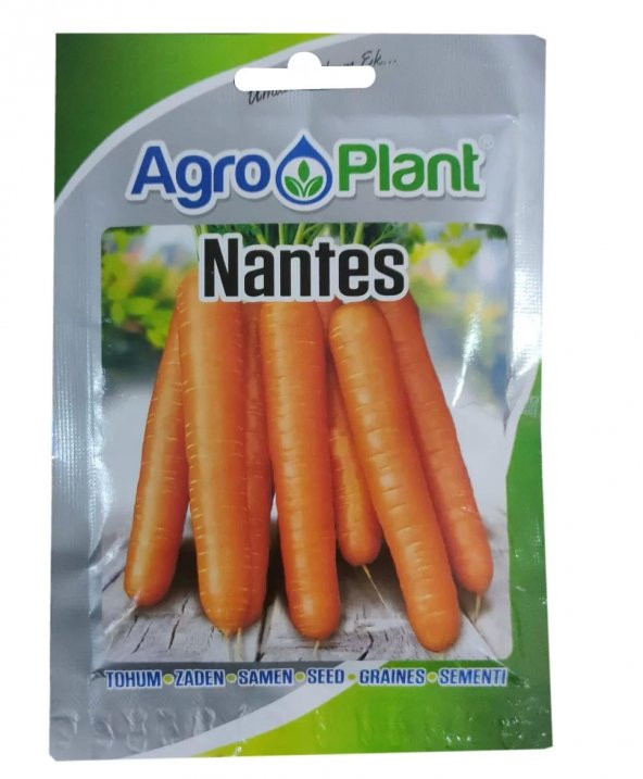Agroplant Nantes Havuç 25gr Sebze Tohumu Paket