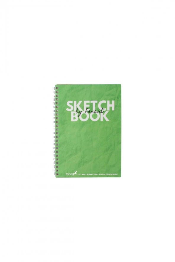 Fanart Academy Sketch Book 120 GR Spiralli 50 YP A6 Yeşil 8673 ürün görseli