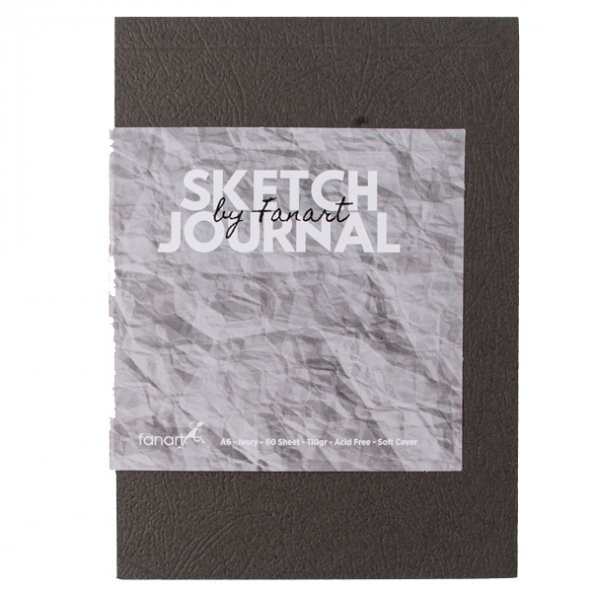 Fanart Academy Sketch Journal 110 GR 60 YP A6 Gri 8661 - 2