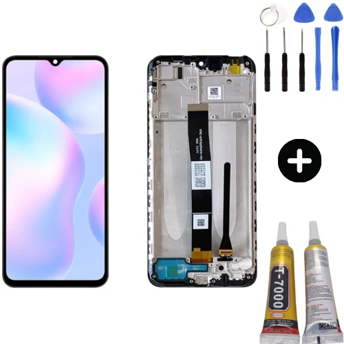 Xiaomi Redmi 9A Uyumlu Çıtalı OLED Lcd Ekran Dokunmatik + Montaj Seti