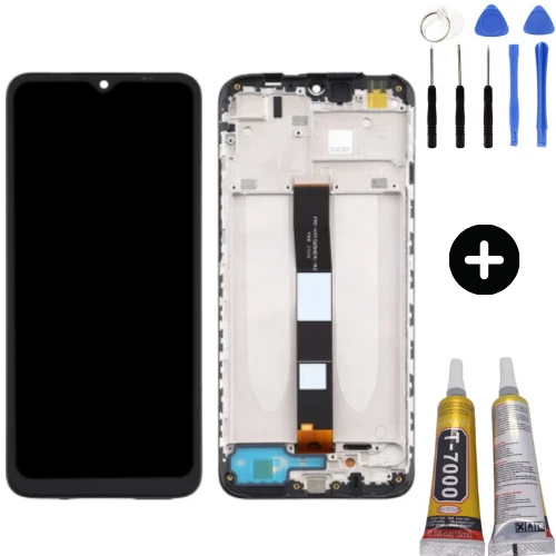 Xiaomi Redmi 9C Uyumlu Çıtalı Lcd Ekran Dokunmatik + Montaj Seti