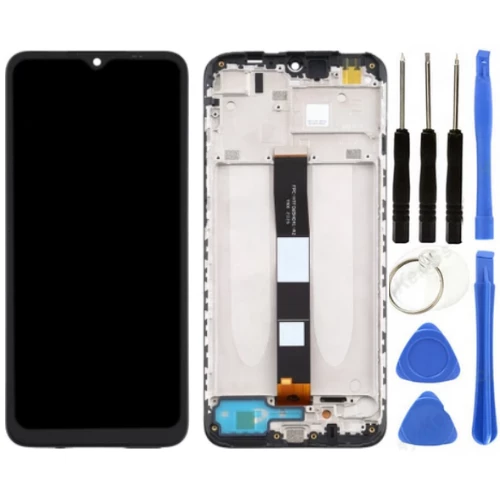 Xiaomi Redmi 9C Uyumlu Çıtalı Servis Lcd Ekran Dokunmatik + Tamir Seti