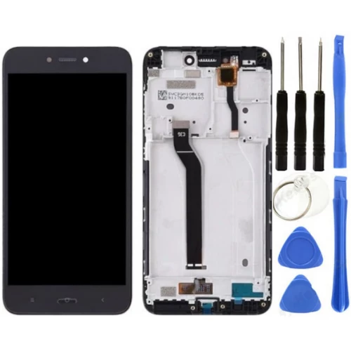 Xiaomi Redmi Go Uyumlu Çıtalı Lcd Ekran Dokunmatik Siyah + Tamir Seti