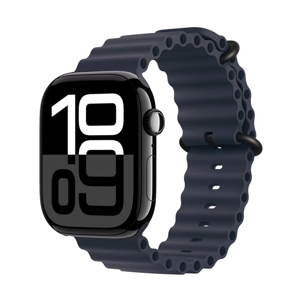 Apple Watch 38mm Zore KRD-75 Silikon Kordon Saat Değildir.  Mat Lacivert