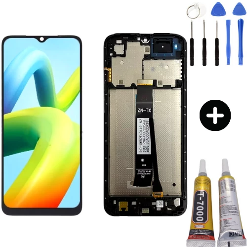 Xiaomi Redmi A2 Uyumlu Çıtalı Servis Lcd Ekran Dokunmatik + Montaj Seti