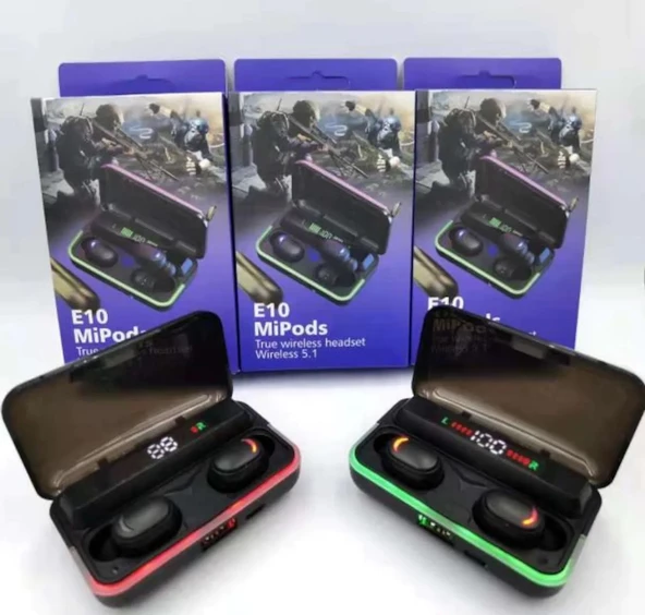 E10 Kablosuz Bluetooth Oyuncu Kulaklık