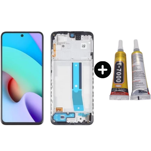 Xiaomi Redmi Note 11  Uyumlu Çıtalı Lcd Ekran Dokunmatik + B7000