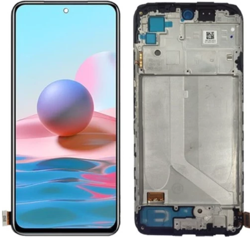 Xiaomi Redmi Note 10 Uyumlu Çıtalı Lcd Ekran Dokunmatik