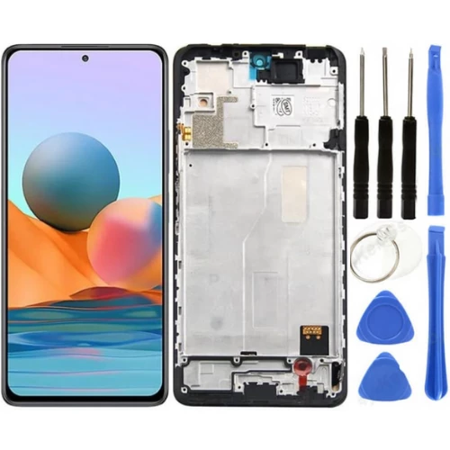 Xiaomi Redmi Note 10 Pro Uyumlu Çıtalı A Kalite Lcd Ekran Dokunmatik + Tamir Seti